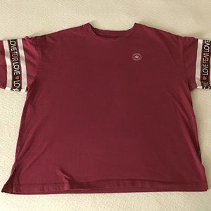 Converse boxy fit tee womens xxl